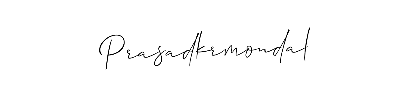 It looks lik you need a new signature style for name Prasadkrmondal. Design unique handwritten (Allison_Script) signature with our free signature maker in just a few clicks. Prasadkrmondal signature style 2 images and pictures png