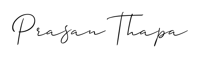 Get inspired by this graceful Allison_Script signature style for name Prasan Thapa. Smooth loops and balanced proportions for everyday use. Prasan Thapa signature style 2 images and pictures png