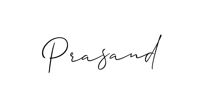 Best and Professional Signature Style for Prasand. Allison_Script Best Signature Style Collection. Prasand signature style 2 images and pictures png