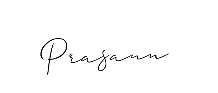 if you are searching for the best signature style for your name Prasann. so please give up your signature search. here we have designed multiple signature styles  using Allison_Script. Prasann signature style 2 images and pictures png