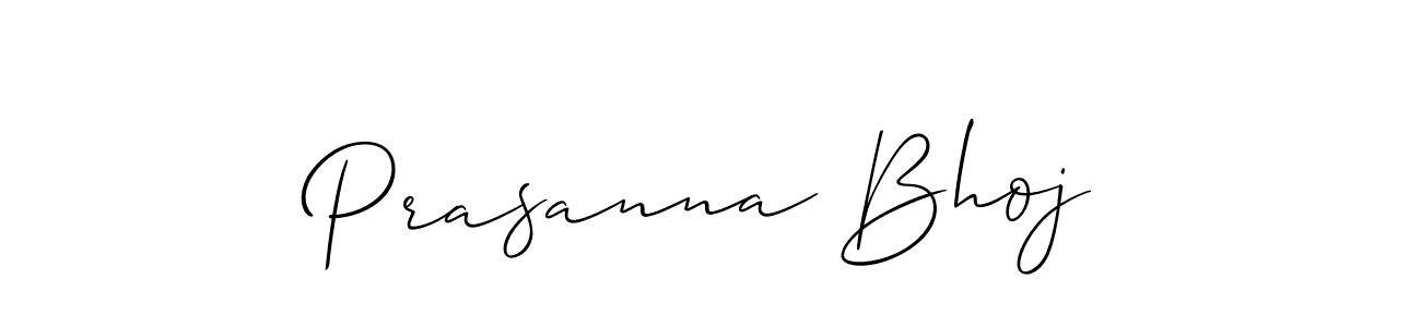 It looks lik you need a new signature style for name Prasanna Bhoj. Design unique handwritten (Allison_Script) signature with our free signature maker in just a few clicks. Prasanna Bhoj signature style 2 images and pictures png