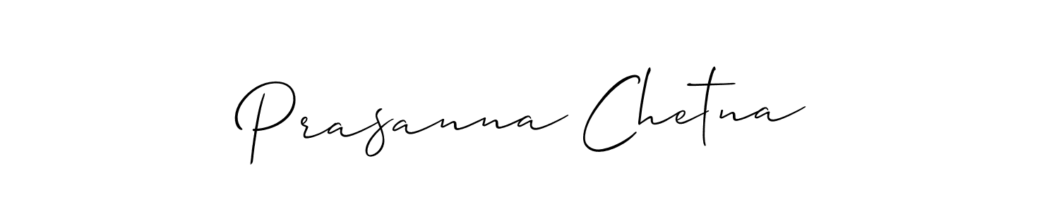 Prasanna Chetna stylish signature style. Best Handwritten Sign (Allison_Script) for my name. Handwritten Signature Collection Ideas for my name Prasanna Chetna. Prasanna Chetna signature style 2 images and pictures png