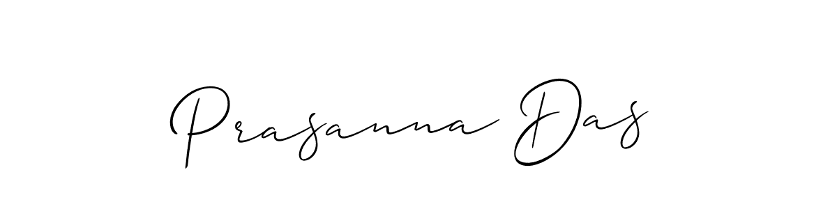 Also we have Prasanna Das name is the best signature style. Create professional handwritten signature collection using Allison_Script autograph style. Prasanna Das signature style 2 images and pictures png