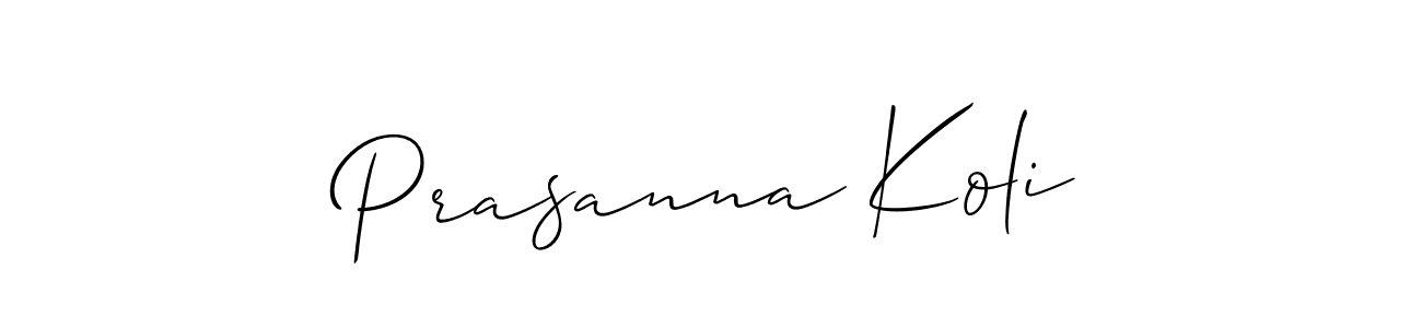 You can use this online signature creator to create a handwritten signature for the name Prasanna Koli. This is the best online autograph maker. Prasanna Koli signature style 2 images and pictures png