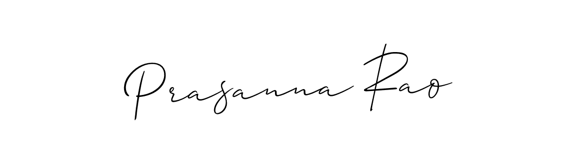 You should practise on your own different ways (Allison_Script) to write your name (Prasanna Rao) in signature. don't let someone else do it for you. Prasanna Rao signature style 2 images and pictures png