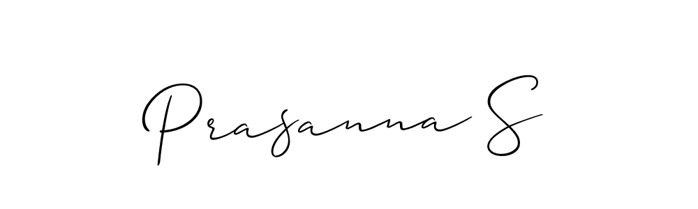 Best and Professional Signature Style for Prasanna S. Allison_Script Best Signature Style Collection. Prasanna S signature style 2 images and pictures png