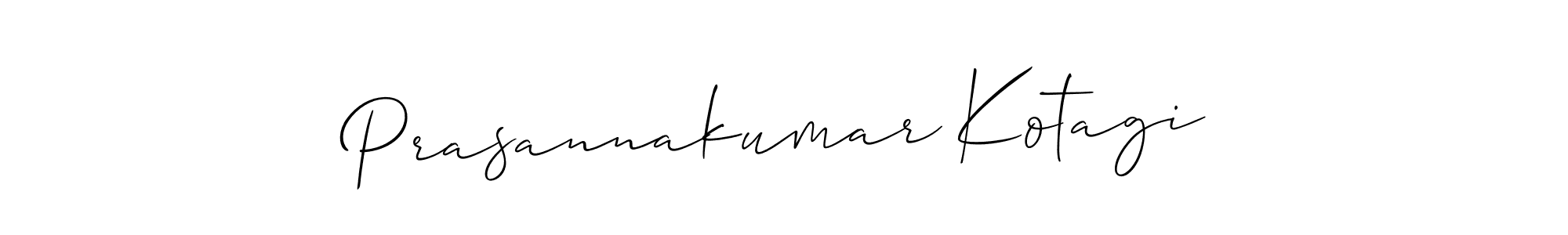 Also You can easily find your signature by using the search form. We will create Prasannakumar Kotagi name handwritten signature images for you free of cost using Allison_Script sign style. Prasannakumar Kotagi signature style 2 images and pictures png
