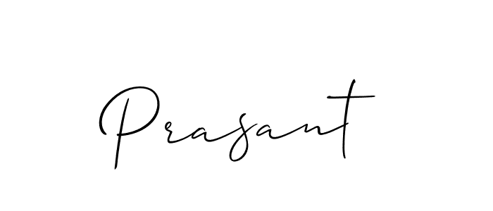 Prasant stylish signature style. Best Handwritten Sign (Allison_Script) for my name. Handwritten Signature Collection Ideas for my name Prasant. Prasant signature style 2 images and pictures png