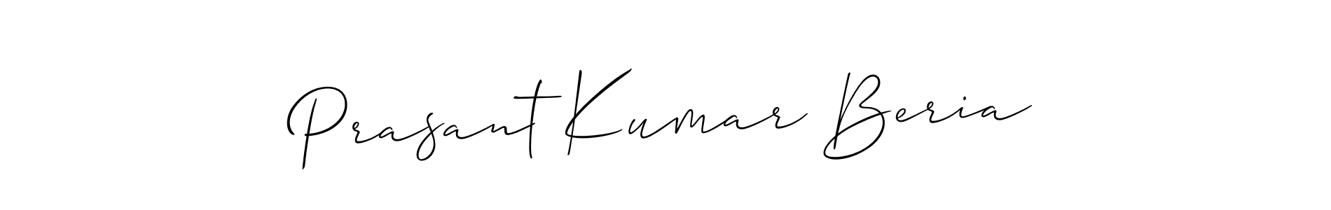 This is the best signature style for the Prasant Kumar Beria name. Also you like these signature font (Allison_Script). Mix name signature. Prasant Kumar Beria signature style 2 images and pictures png