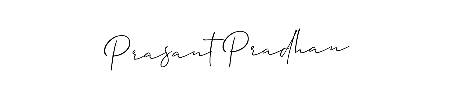 How to Draw Prasant Pradhan signature style? Allison_Script is a latest design signature styles for name Prasant Pradhan. Prasant Pradhan signature style 2 images and pictures png