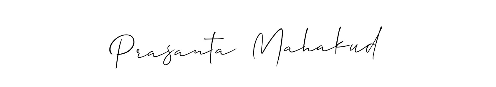 You can use this online signature creator to create a handwritten signature for the name Prasanta  Mahakud. This is the best online autograph maker. Prasanta  Mahakud signature style 2 images and pictures png