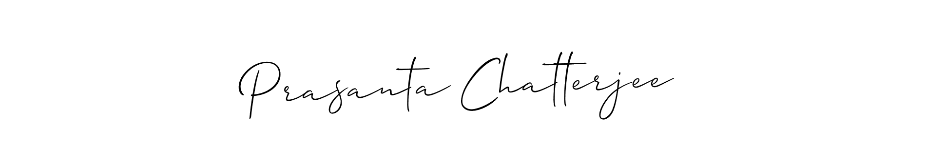 Design your own signature with our free online signature maker. With this signature software, you can create a handwritten (Allison_Script) signature for name Prasanta Chatterjee. Prasanta Chatterjee signature style 2 images and pictures png