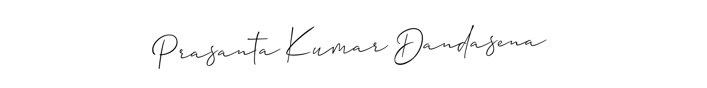 It looks lik you need a new signature style for name Prasanta Kumar Dandasena. Design unique handwritten (Allison_Script) signature with our free signature maker in just a few clicks. Prasanta Kumar Dandasena signature style 2 images and pictures png