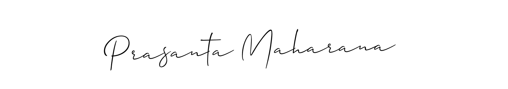 Create a beautiful signature design for name Prasanta Maharana. With this signature (Allison_Script) fonts, you can make a handwritten signature for free. Prasanta Maharana signature style 2 images and pictures png