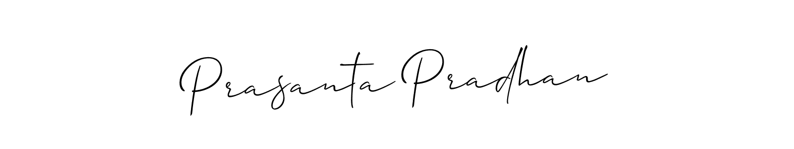 Similarly Allison_Script is the best handwritten signature design. Signature creator online .You can use it as an online autograph creator for name Prasanta Pradhan. Prasanta Pradhan signature style 2 images and pictures png