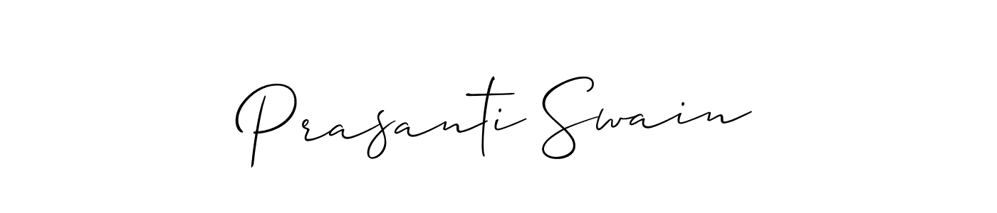 Make a beautiful signature design for name Prasanti Swain. With this signature (Allison_Script) style, you can create a handwritten signature for free. Prasanti Swain signature style 2 images and pictures png