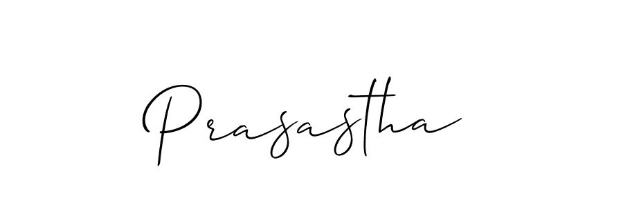 Make a beautiful signature design for name Prasastha. With this signature (Allison_Script) style, you can create a handwritten signature for free. Prasastha signature style 2 images and pictures png
