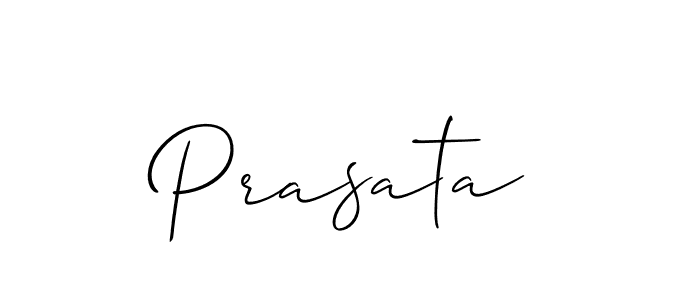 Also we have Prasata name is the best signature style. Create professional handwritten signature collection using Allison_Script autograph style. Prasata signature style 2 images and pictures png