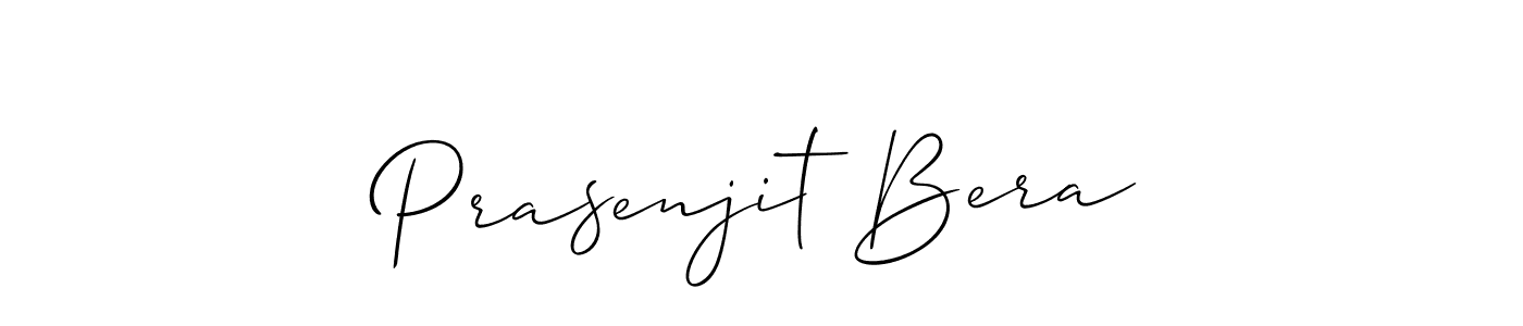 Use a signature maker to create a handwritten signature online. With this signature software, you can design (Allison_Script) your own signature for name Prasenjit Bera. Prasenjit Bera signature style 2 images and pictures png