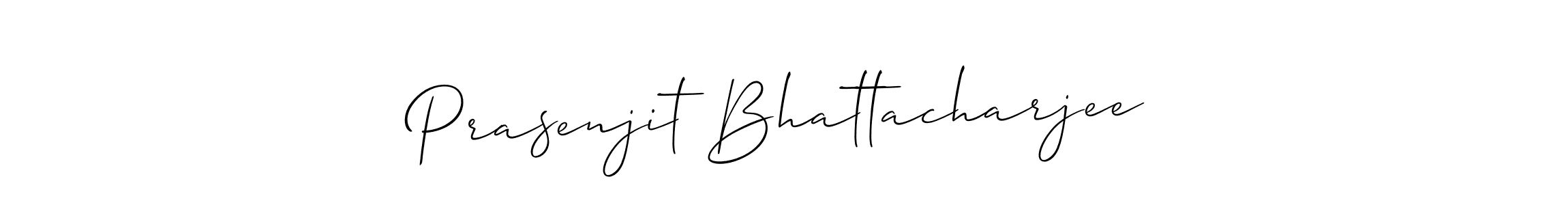 Also You can easily find your signature by using the search form. We will create Prasenjit Bhattacharjee name handwritten signature images for you free of cost using Allison_Script sign style. Prasenjit Bhattacharjee signature style 2 images and pictures png