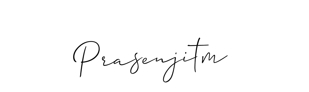 Design your own signature with our free online signature maker. With this signature software, you can create a handwritten (Allison_Script) signature for name Prasenjitm. Prasenjitm signature style 2 images and pictures png