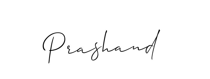 Also we have Prashand name is the best signature style. Create professional handwritten signature collection using Allison_Script autograph style. Prashand signature style 2 images and pictures png