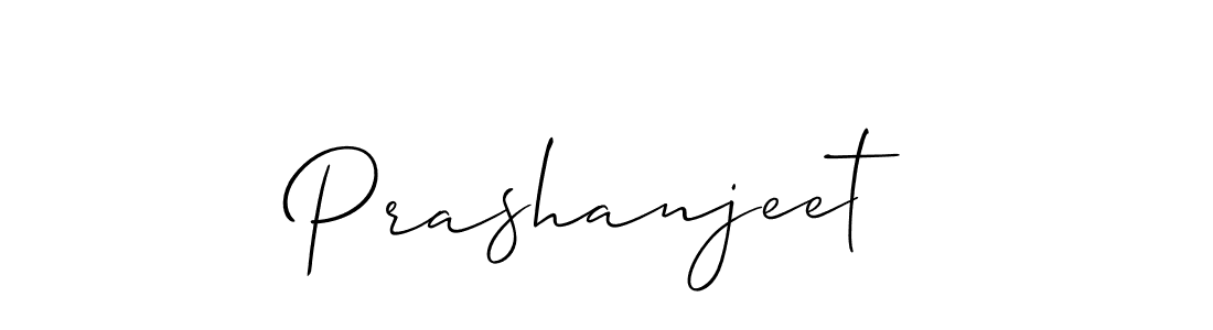 Also we have Prashanjeet name is the best signature style. Create professional handwritten signature collection using Allison_Script autograph style. Prashanjeet signature style 2 images and pictures png