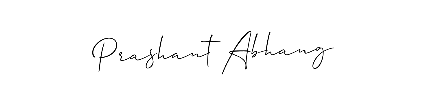 It looks lik you need a new signature style for name Prashant Abhang. Design unique handwritten (Allison_Script) signature with our free signature maker in just a few clicks. Prashant Abhang signature style 2 images and pictures png