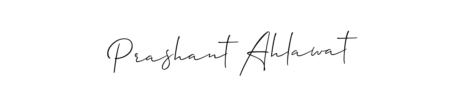 if you are searching for the best signature style for your name Prashant Ahlawat. so please give up your signature search. here we have designed multiple signature styles  using Allison_Script. Prashant Ahlawat signature style 2 images and pictures png
