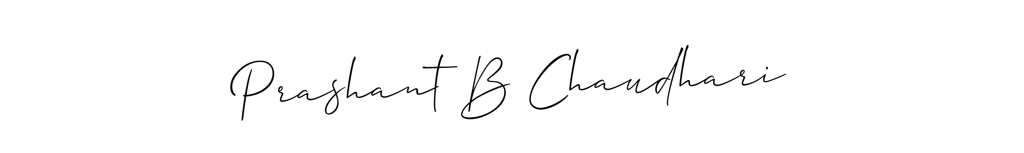 Also You can easily find your signature by using the search form. We will create Prashant B Chaudhari name handwritten signature images for you free of cost using Allison_Script sign style. Prashant B Chaudhari signature style 2 images and pictures png