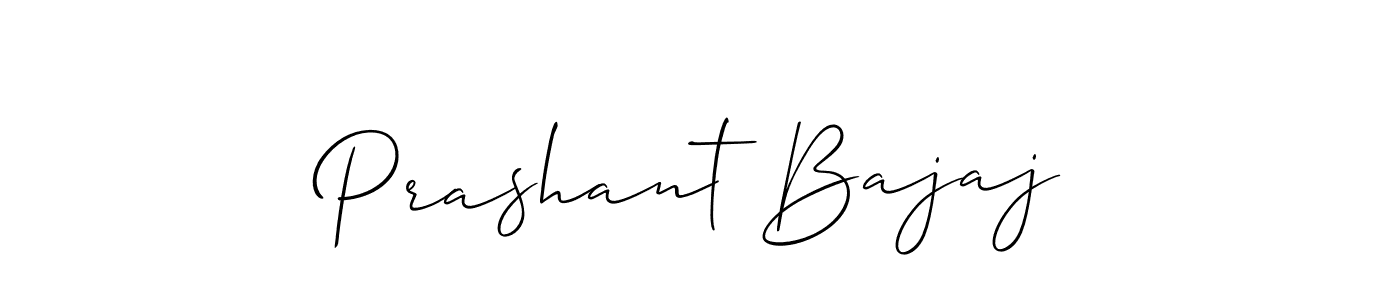 Also You can easily find your signature by using the search form. We will create Prashant Bajaj name handwritten signature images for you free of cost using Allison_Script sign style. Prashant Bajaj signature style 2 images and pictures png