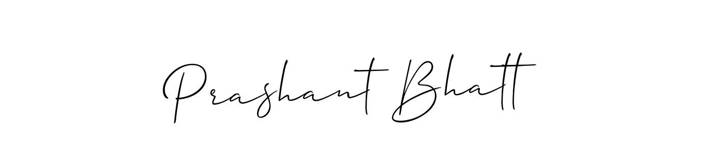 Also You can easily find your signature by using the search form. We will create Prashant Bhatt name handwritten signature images for you free of cost using Allison_Script sign style. Prashant Bhatt signature style 2 images and pictures png