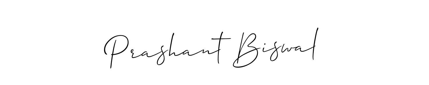 Prashant Biswal stylish signature style. Best Handwritten Sign (Allison_Script) for my name. Handwritten Signature Collection Ideas for my name Prashant Biswal. Prashant Biswal signature style 2 images and pictures png