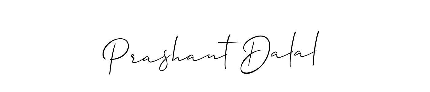 Design your own signature with our free online signature maker. With this signature software, you can create a handwritten (Allison_Script) signature for name Prashant Dalal. Prashant Dalal signature style 2 images and pictures png