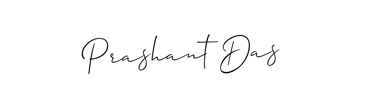 The best way (Allison_Script) to make a short signature is to pick only two or three words in your name. The name Prashant Das include a total of six letters. For converting this name. Prashant Das signature style 2 images and pictures png