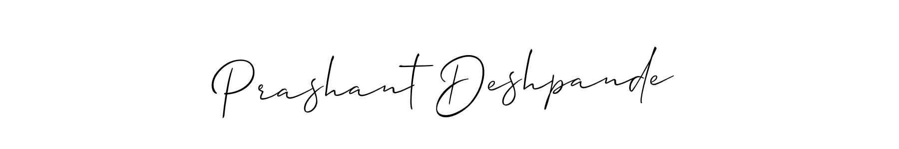 This is the best signature style for the Prashant Deshpande name. Also you like these signature font (Allison_Script). Mix name signature. Prashant Deshpande signature style 2 images and pictures png