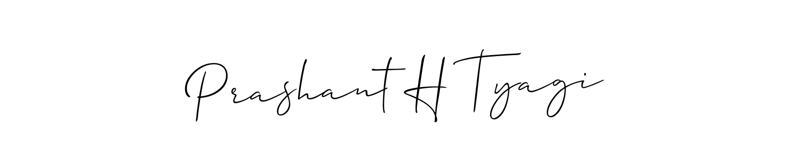 This is the best signature style for the Prashant H Tyagi name. Also you like these signature font (Allison_Script). Mix name signature. Prashant H Tyagi signature style 2 images and pictures png