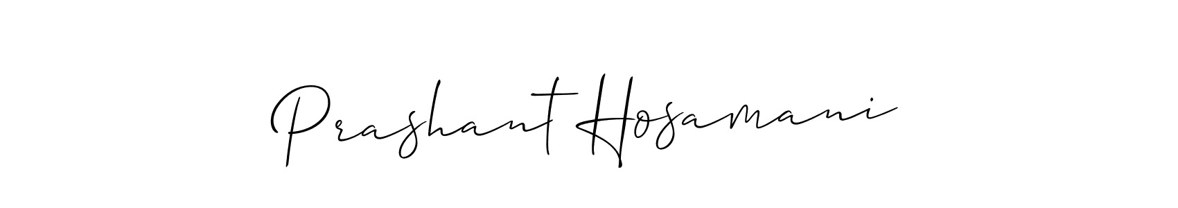 Create a beautiful signature design for name Prashant Hosamani. With this signature (Allison_Script) fonts, you can make a handwritten signature for free. Prashant Hosamani signature style 2 images and pictures png