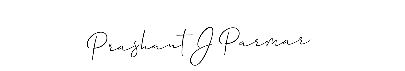 It looks lik you need a new signature style for name Prashant J Parmar. Design unique handwritten (Allison_Script) signature with our free signature maker in just a few clicks. Prashant J Parmar signature style 2 images and pictures png