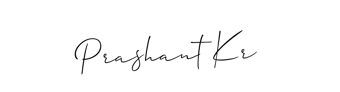 Also we have Prashant Kr name is the best signature style. Create professional handwritten signature collection using Allison_Script autograph style. Prashant Kr signature style 2 images and pictures png