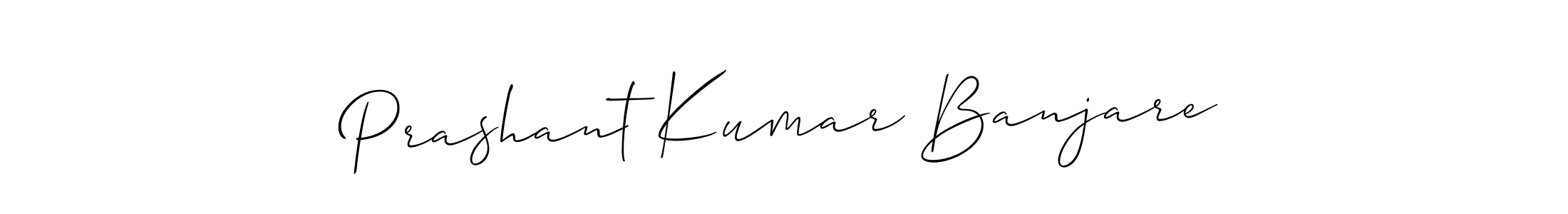 Design your own signature with our free online signature maker. With this signature software, you can create a handwritten (Allison_Script) signature for name Prashant Kumar Banjare. Prashant Kumar Banjare signature style 2 images and pictures png