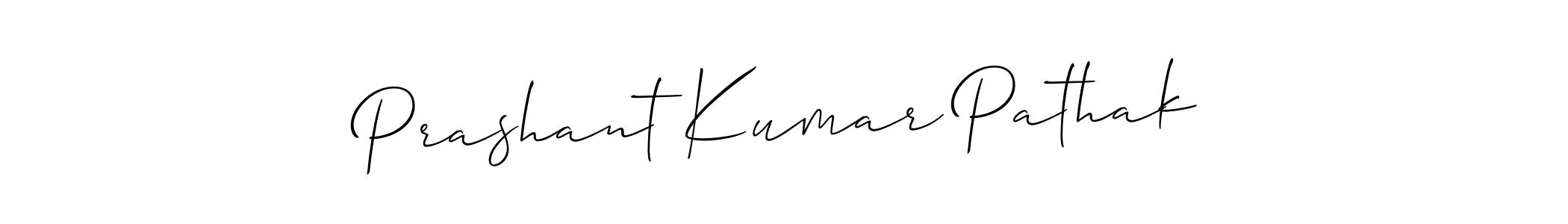 How to make Prashant Kumar Pathak signature? Allison_Script is a professional autograph style. Create handwritten signature for Prashant Kumar Pathak name. Prashant Kumar Pathak signature style 2 images and pictures png