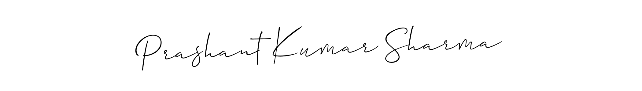 You should practise on your own different ways (Allison_Script) to write your name (Prashant Kumar Sharma) in signature. don't let someone else do it for you. Prashant Kumar Sharma signature style 2 images and pictures png