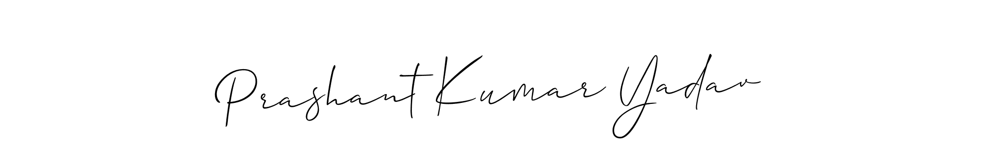How to Draw Prashant Kumar Yadav signature style? Allison_Script is a latest design signature styles for name Prashant Kumar Yadav. Prashant Kumar Yadav signature style 2 images and pictures png