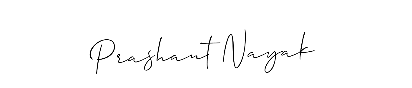 It looks lik you need a new signature style for name Prashant Nayak. Design unique handwritten (Allison_Script) signature with our free signature maker in just a few clicks. Prashant Nayak signature style 2 images and pictures png