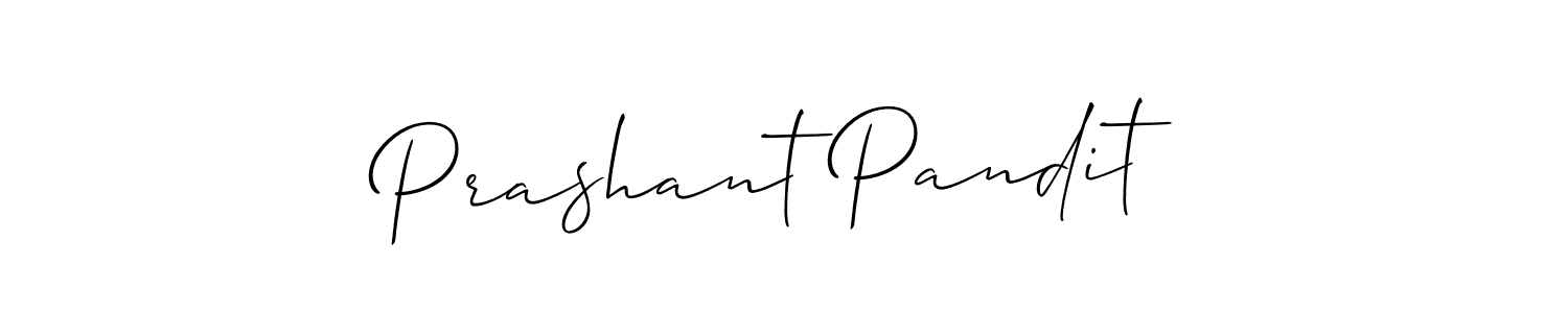 Make a beautiful signature design for name Prashant Pandit. With this signature (Allison_Script) style, you can create a handwritten signature for free. Prashant Pandit signature style 2 images and pictures png