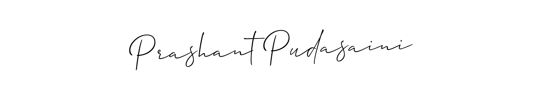 Also we have Prashant Pudasaini name is the best signature style. Create professional handwritten signature collection using Allison_Script autograph style. Prashant Pudasaini signature style 2 images and pictures png