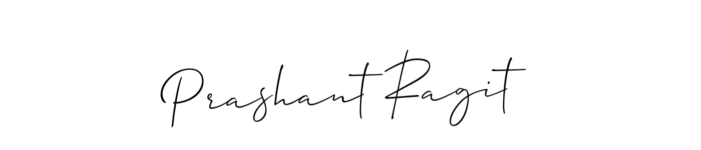 Create a beautiful signature design for name Prashant Ragit. With this signature (Allison_Script) fonts, you can make a handwritten signature for free. Prashant Ragit signature style 2 images and pictures png