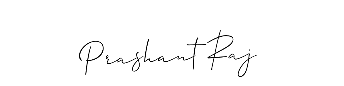 Use a signature maker to create a handwritten signature online. With this signature software, you can design (Allison_Script) your own signature for name Prashant Raj. Prashant Raj signature style 2 images and pictures png