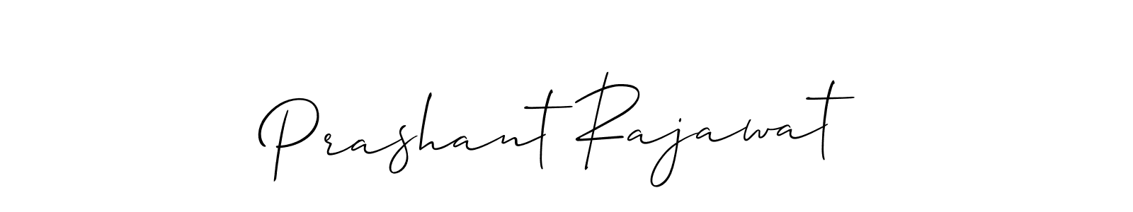 The best way (Allison_Script) to make a short signature is to pick only two or three words in your name. The name Prashant Rajawat include a total of six letters. For converting this name. Prashant Rajawat signature style 2 images and pictures png